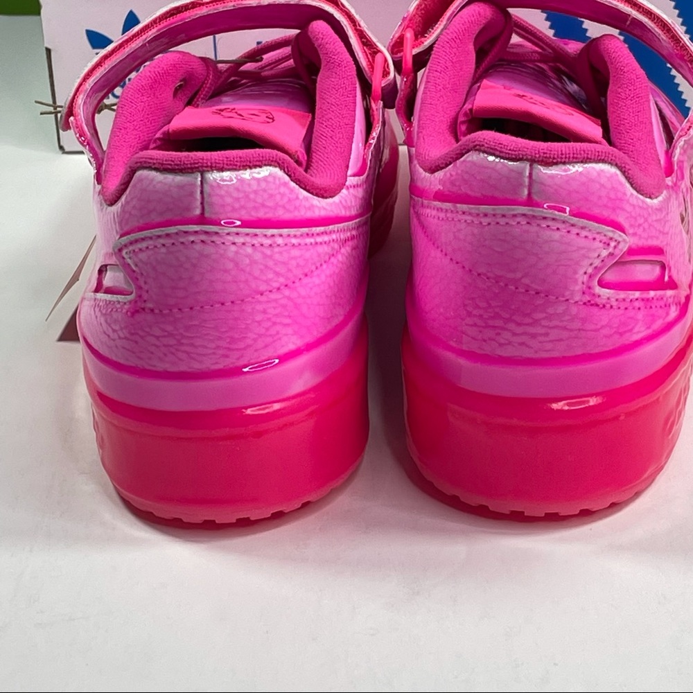 Adidas Jeremy Scott Forum Pink Dipped Low Mens Size 10 Sneakers Shoes - Picture 11 of 13